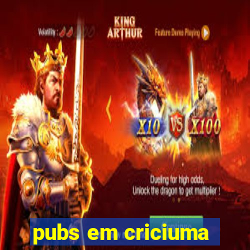 pubs em criciuma